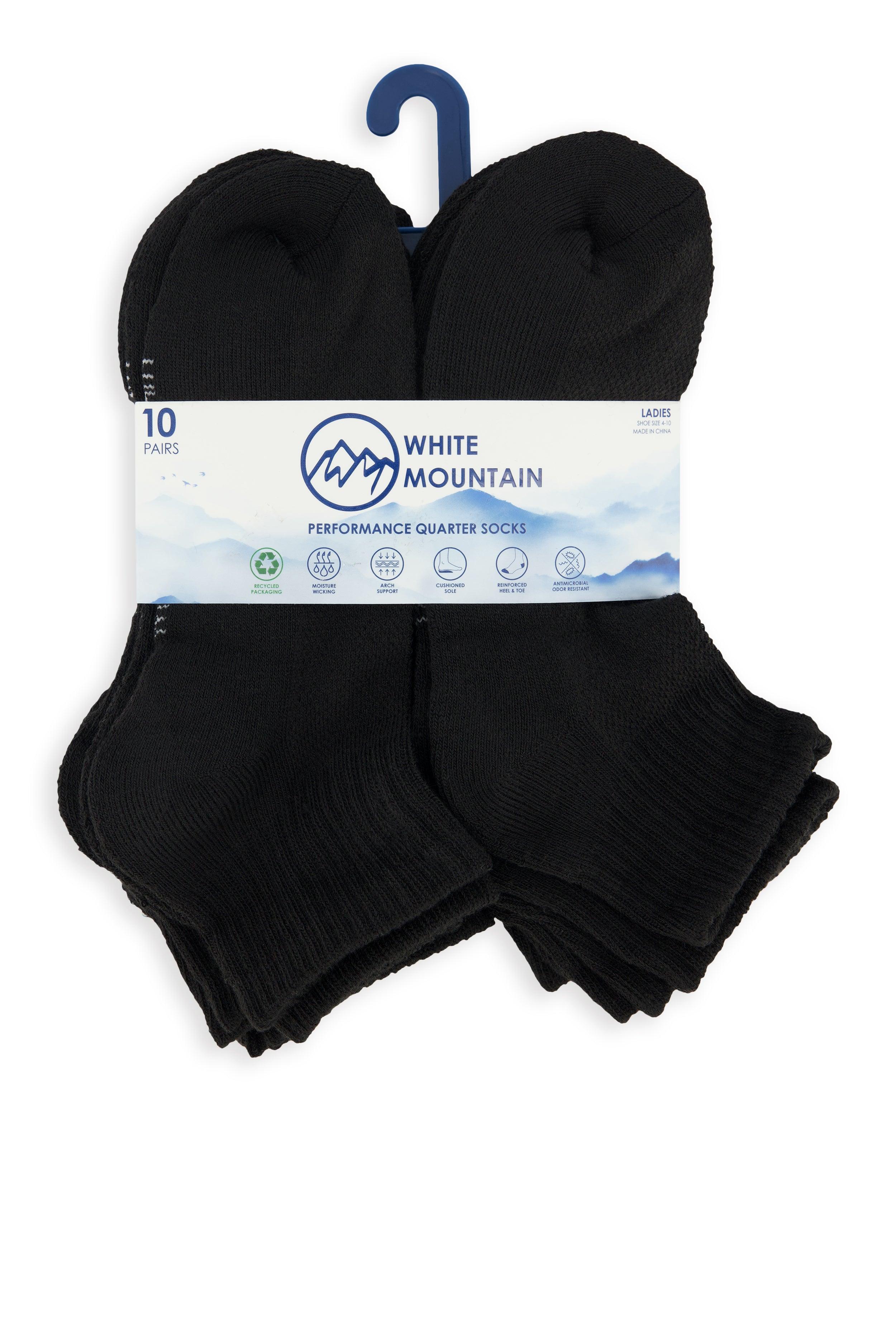 Performance Quarter Socks 10 Pack Set Female Product Image