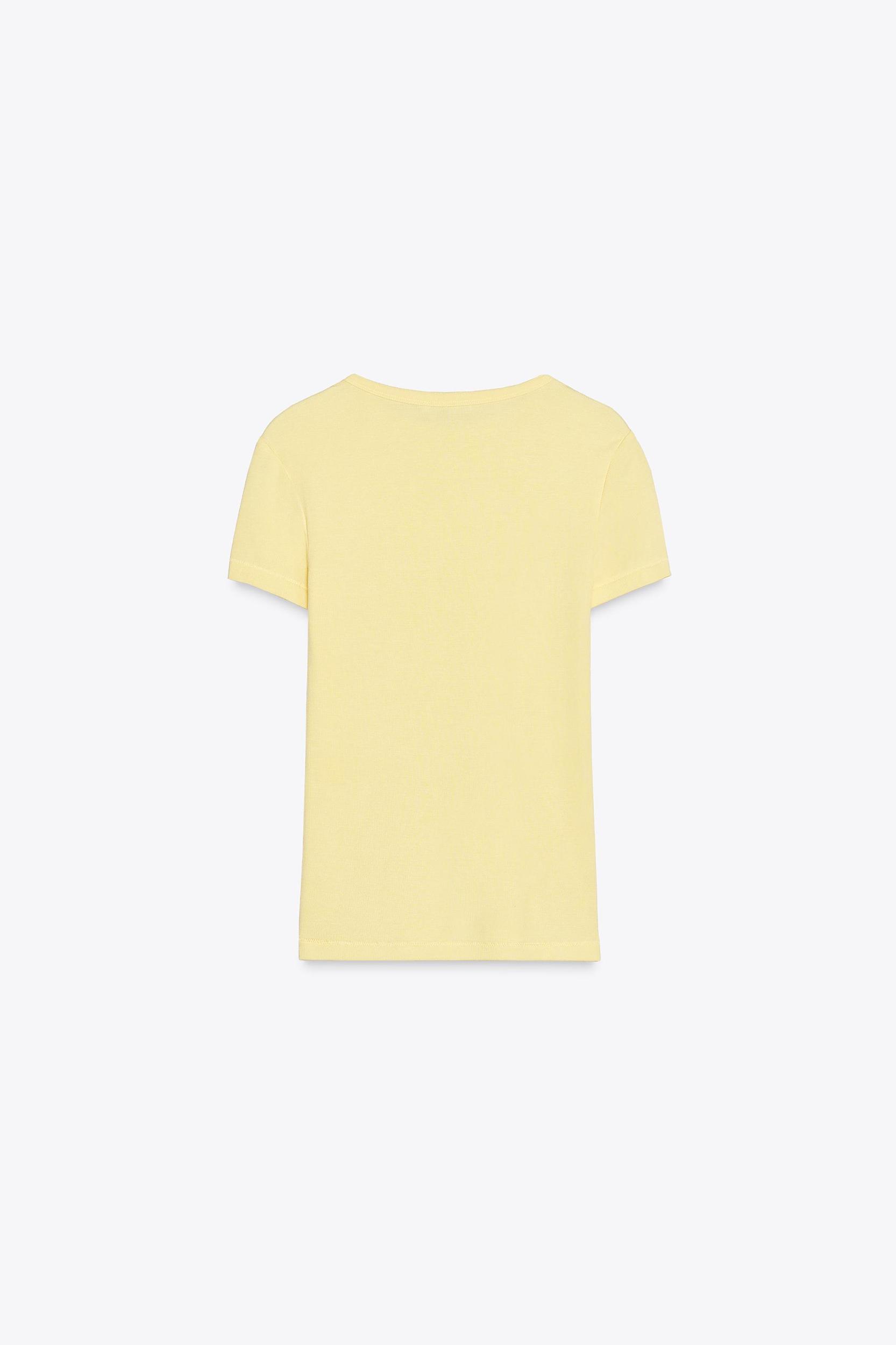 SHORT SLEEVE VISCOSE T-SHIRT Product Image