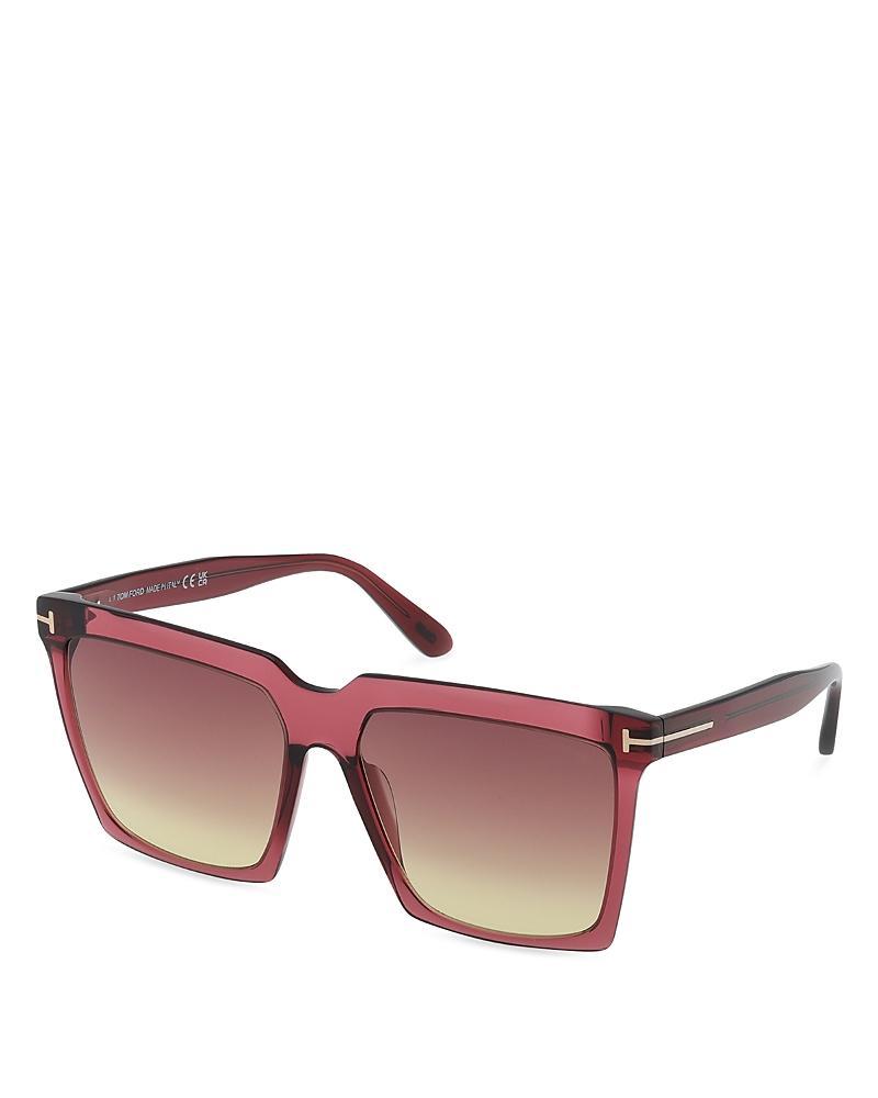 Gradient Acetate Square Sunglasses Product Image