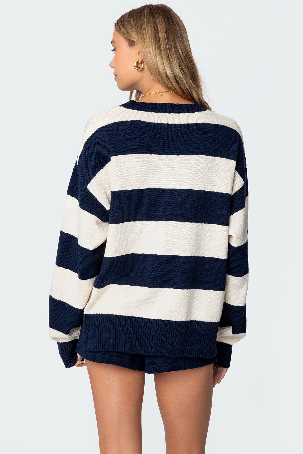 Riley Oversized Striped Sweater Product Image