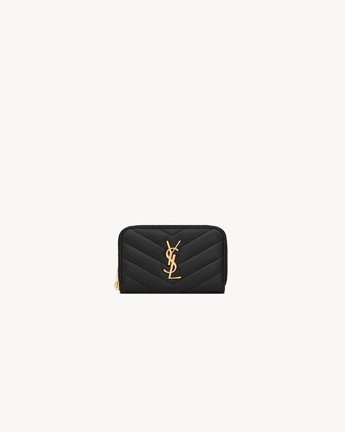 TINY CASSANDRE card case in matte leather | Saint Laurent | YSL.com Product Image