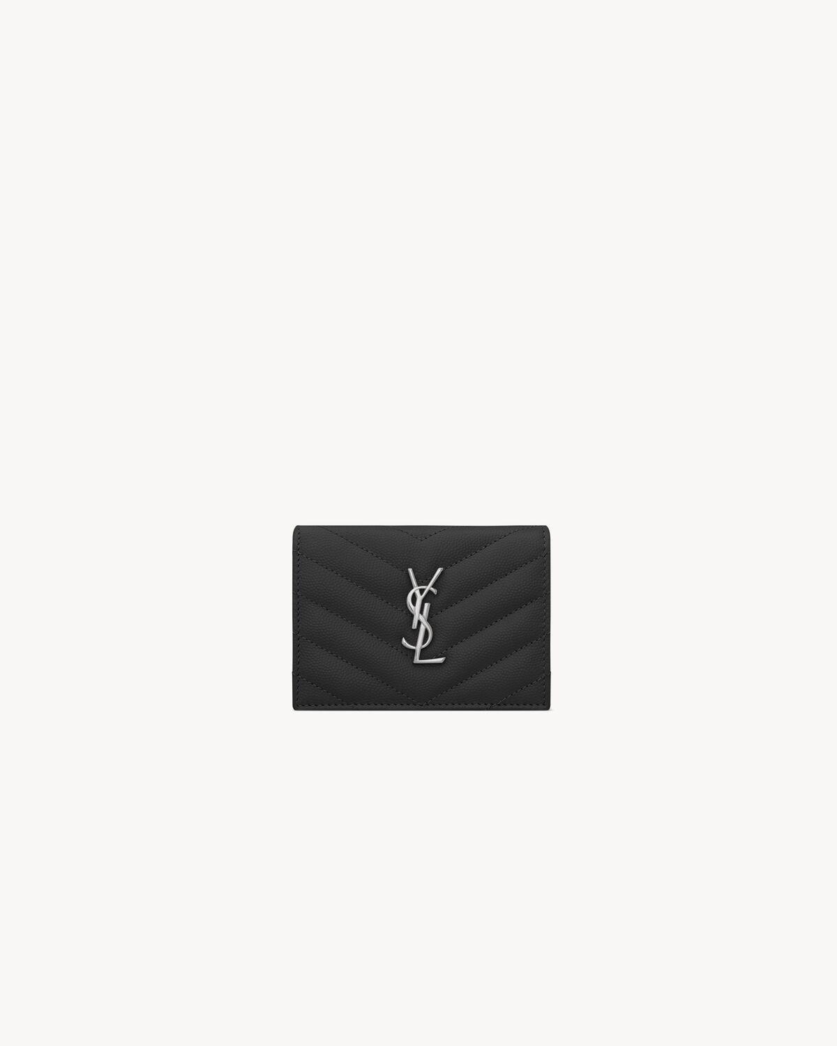 TINY CASSANDRE card case in matte leather | Saint Laurent | YSL.com Product Image