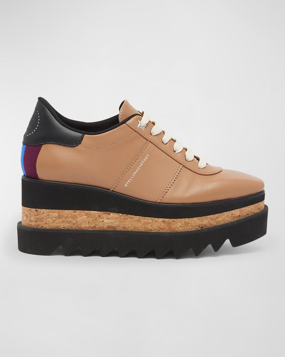 Sneakelyse Vegan Logo Platform Loafers Product Image