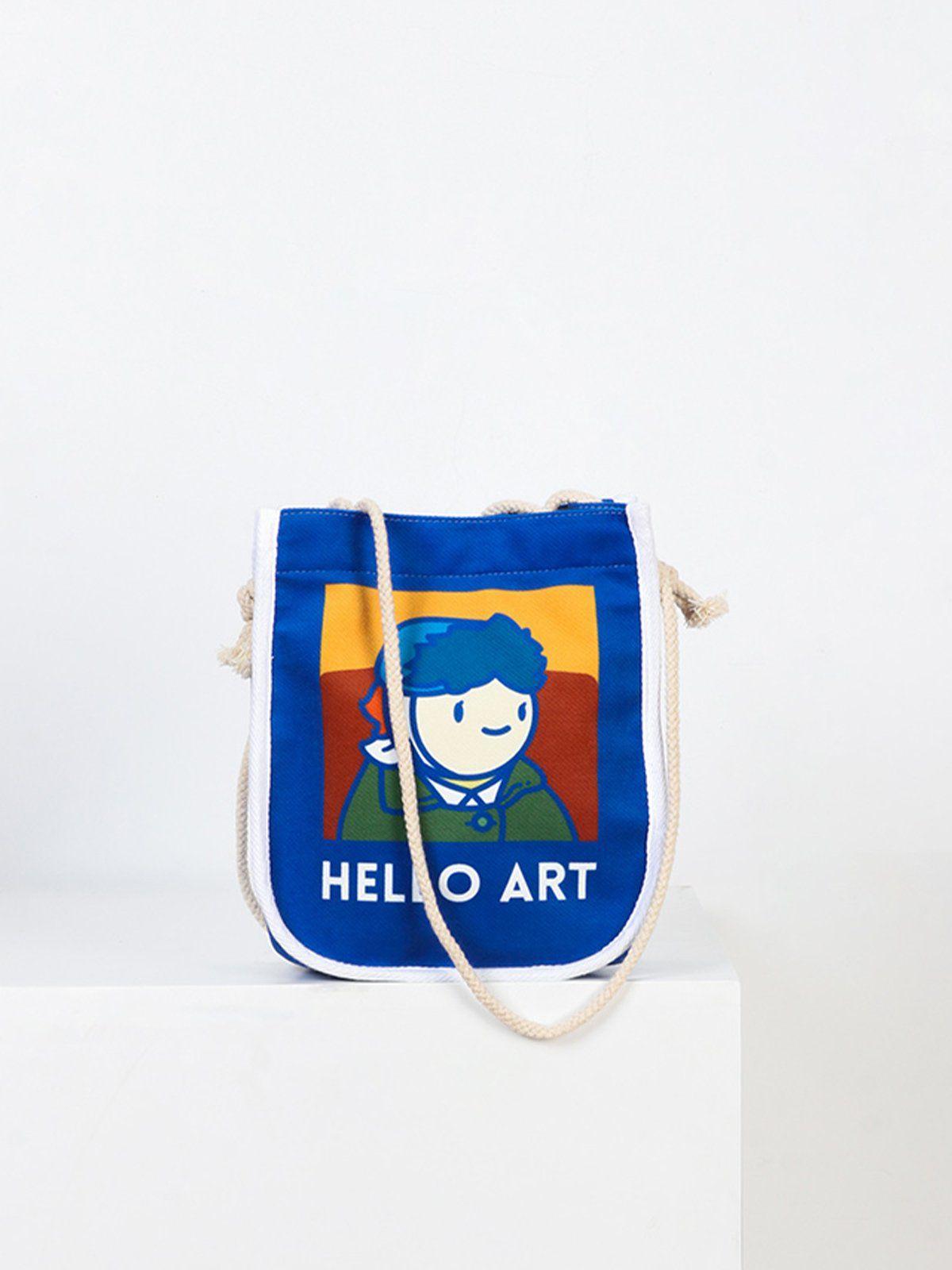 Van Gogh Cartoon Printed Crossbody Bag Product Image