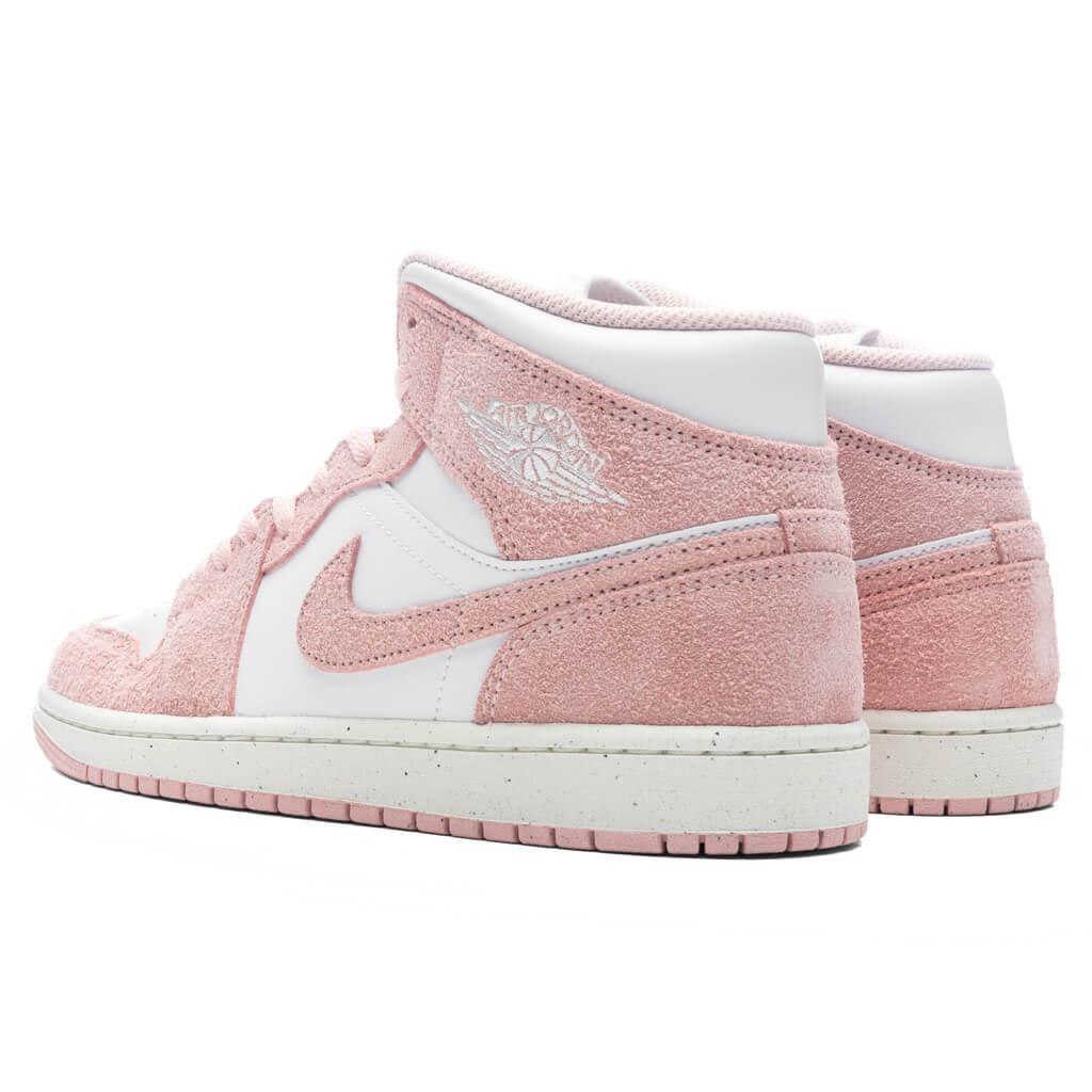 Air Jordan 1 Mid SE - White/Legend Pink/Sail Male Product Image