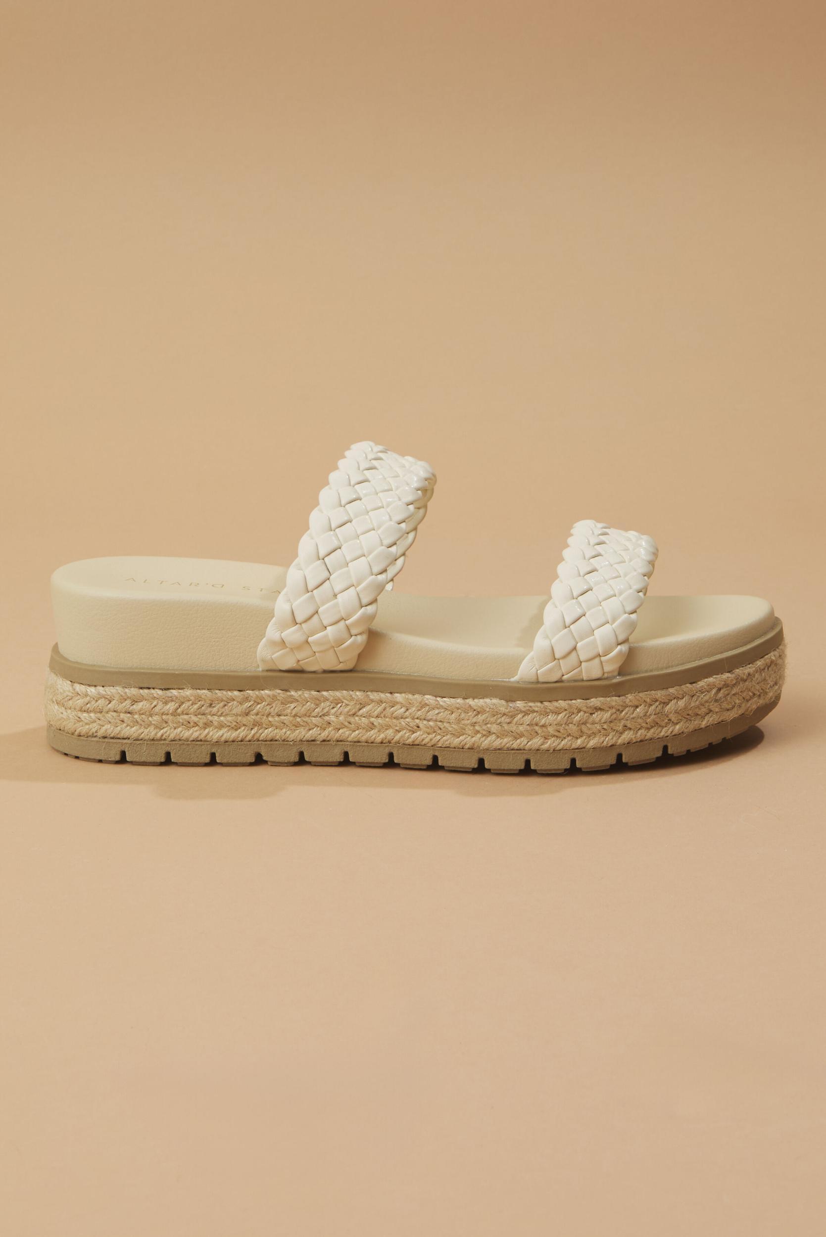 Kryztal Braided Platform Sandals Product Image