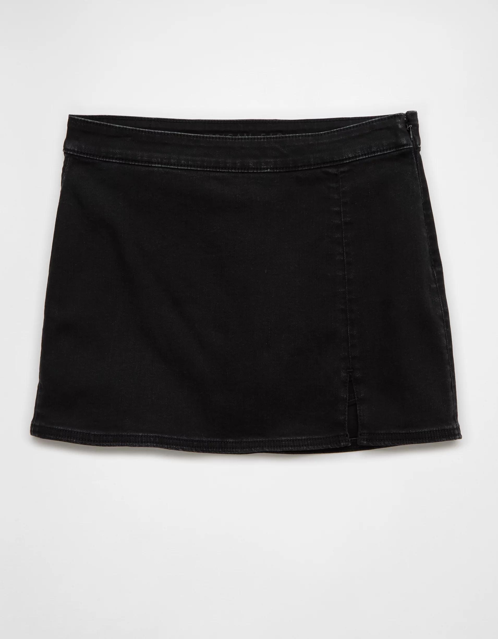 AE Next Level High-Waisted Denim Skort Product Image
