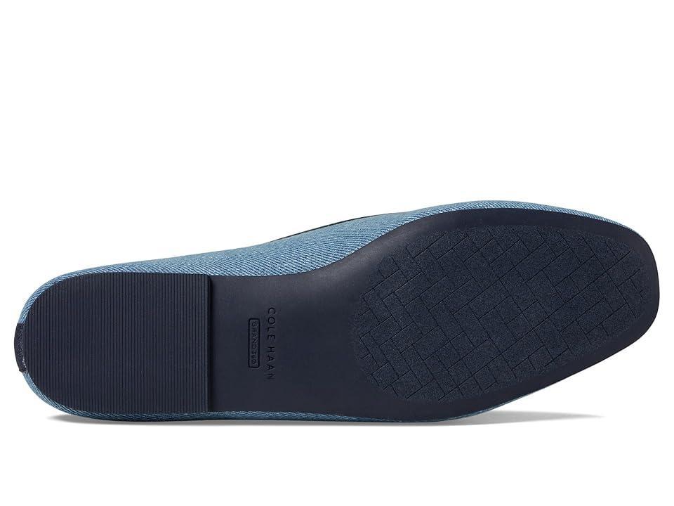 Cole Haan Yara Soft Ballet (Light Denim/Navy Blazer Leather) Women's Flat Shoes Product Image