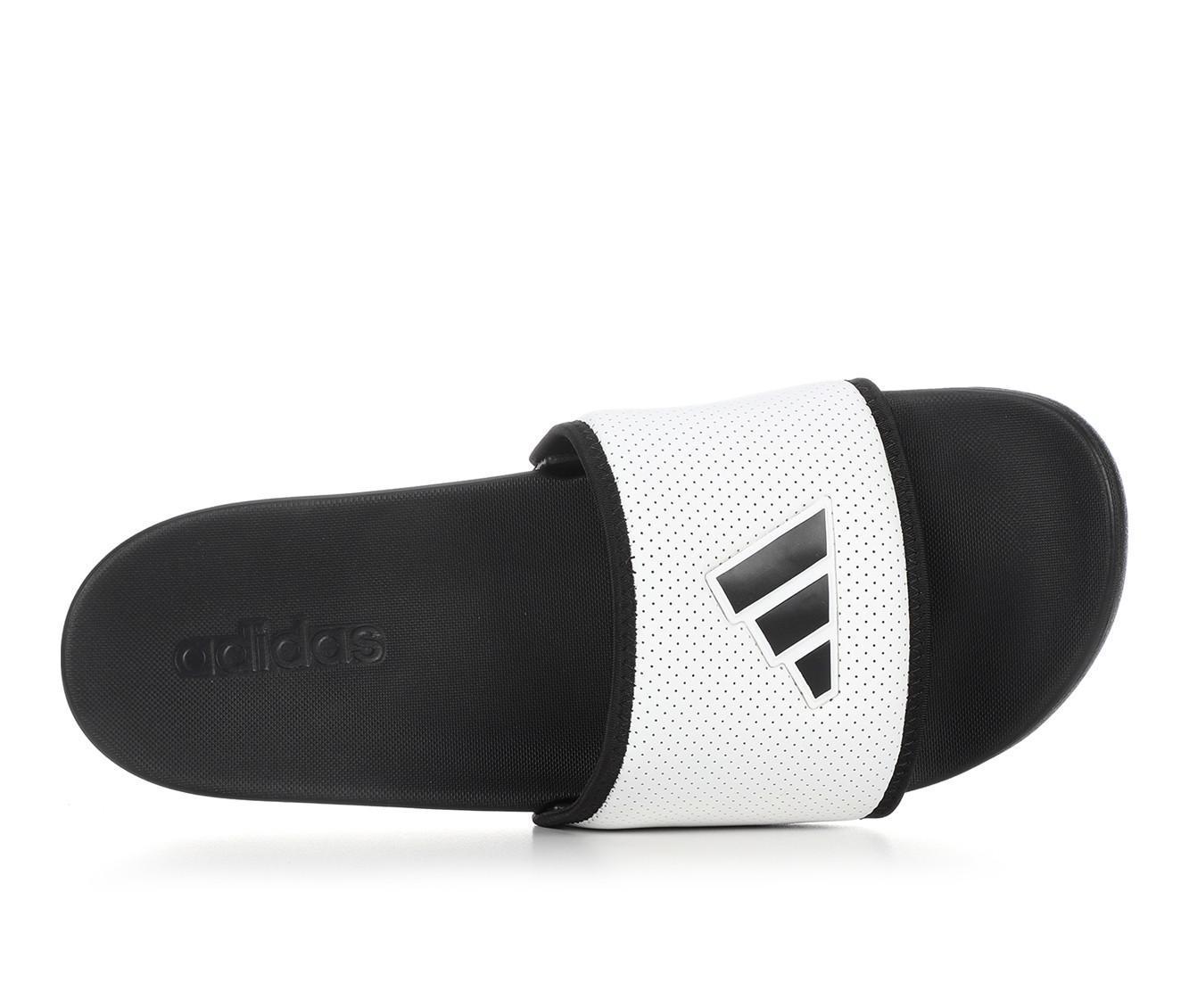 Men's Adidas Adilette Cloudfoam + Logo Sport Slides Product Image
