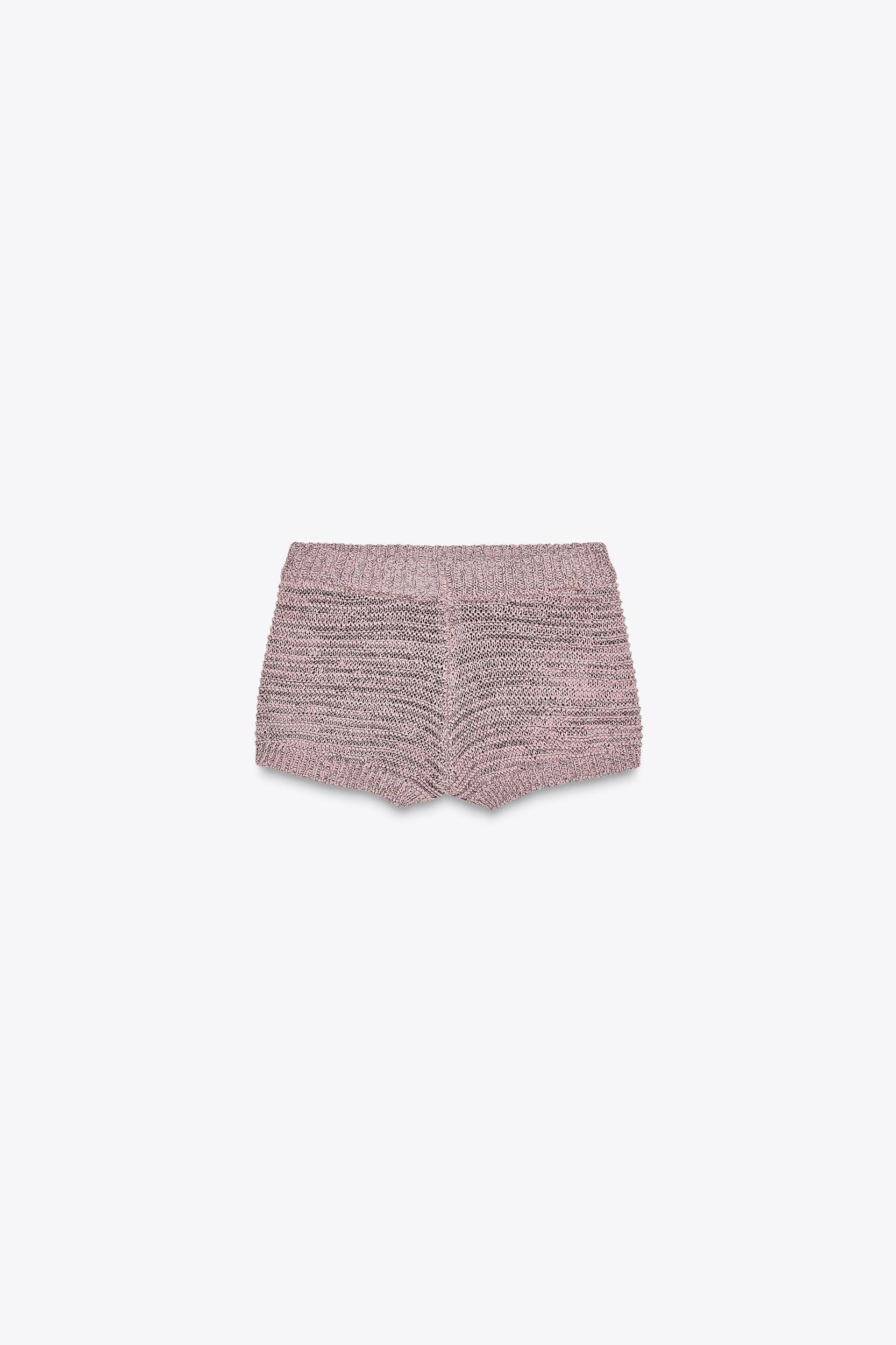 TEXTURED KNIT SHORTS Product Image