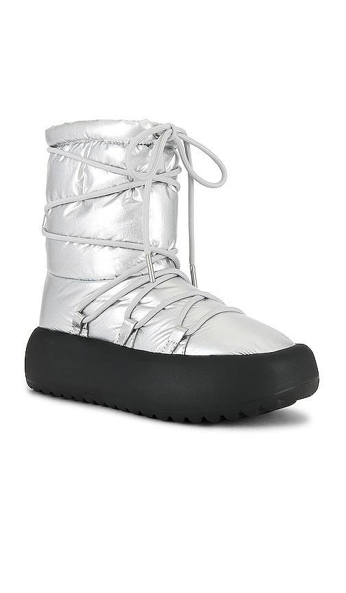 RAYE Tignes Boot in Metallic Silver. - size 8.5 (also in 7, 7.5, 9) Product Image