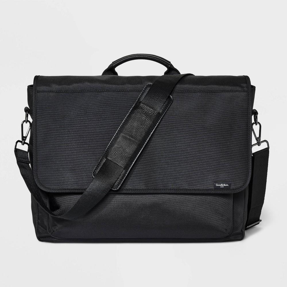 Men's Messenger Bag - Goodfellow & Co™ Black Product Image