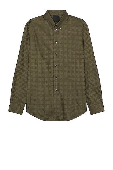 Givenchy Custom Shirt in Olive Product Image