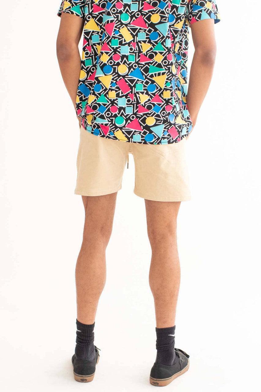 Pale Khaki Corduroy Shorts Product Image