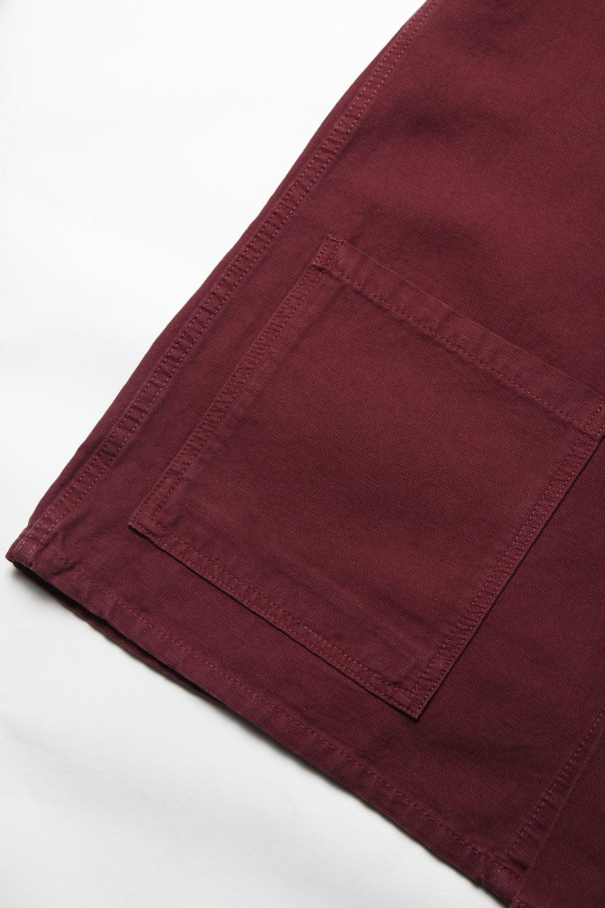 Classic Chore Shirt - Burgundy Product Image