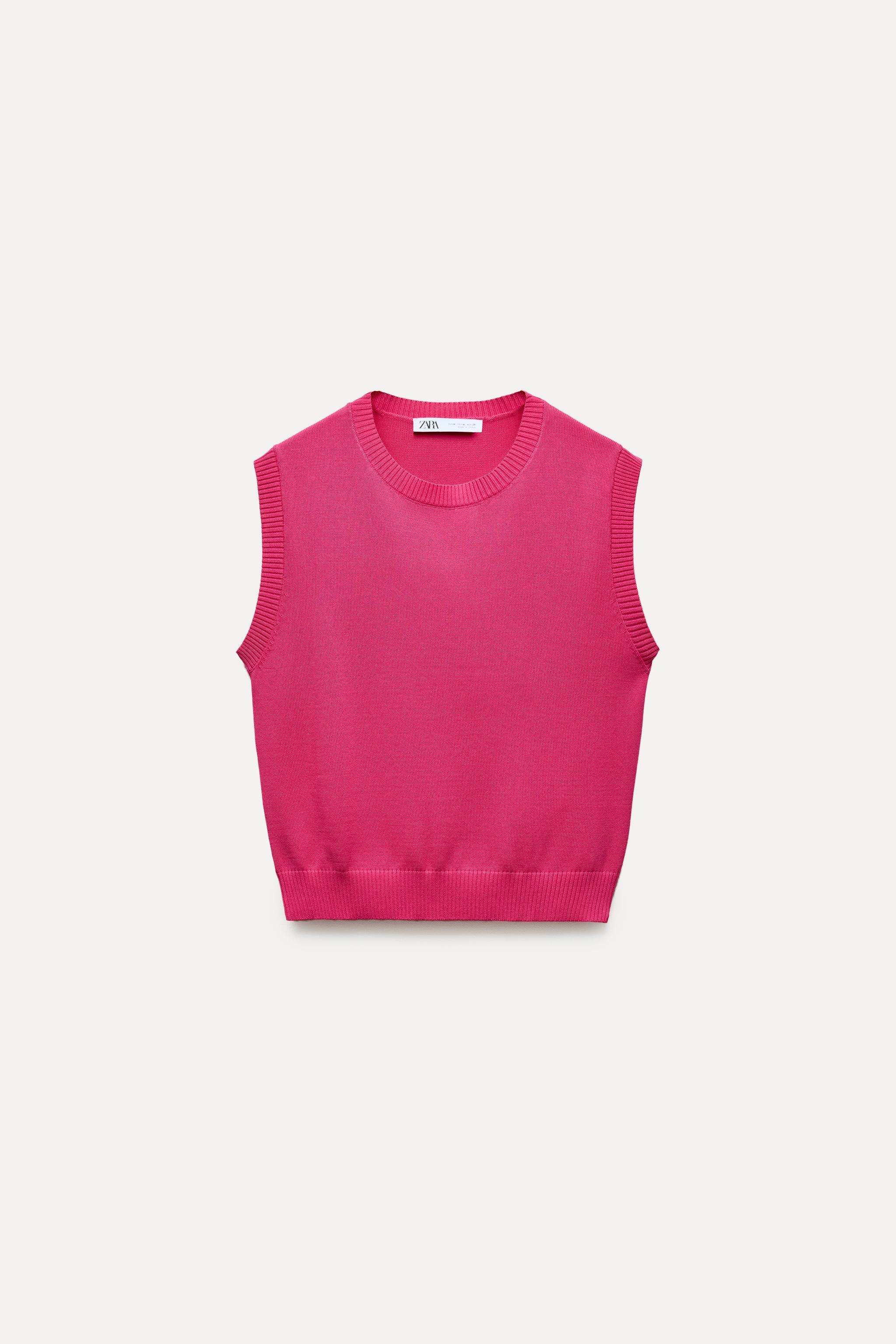 PLAIN RIB KNIT TOP Product Image