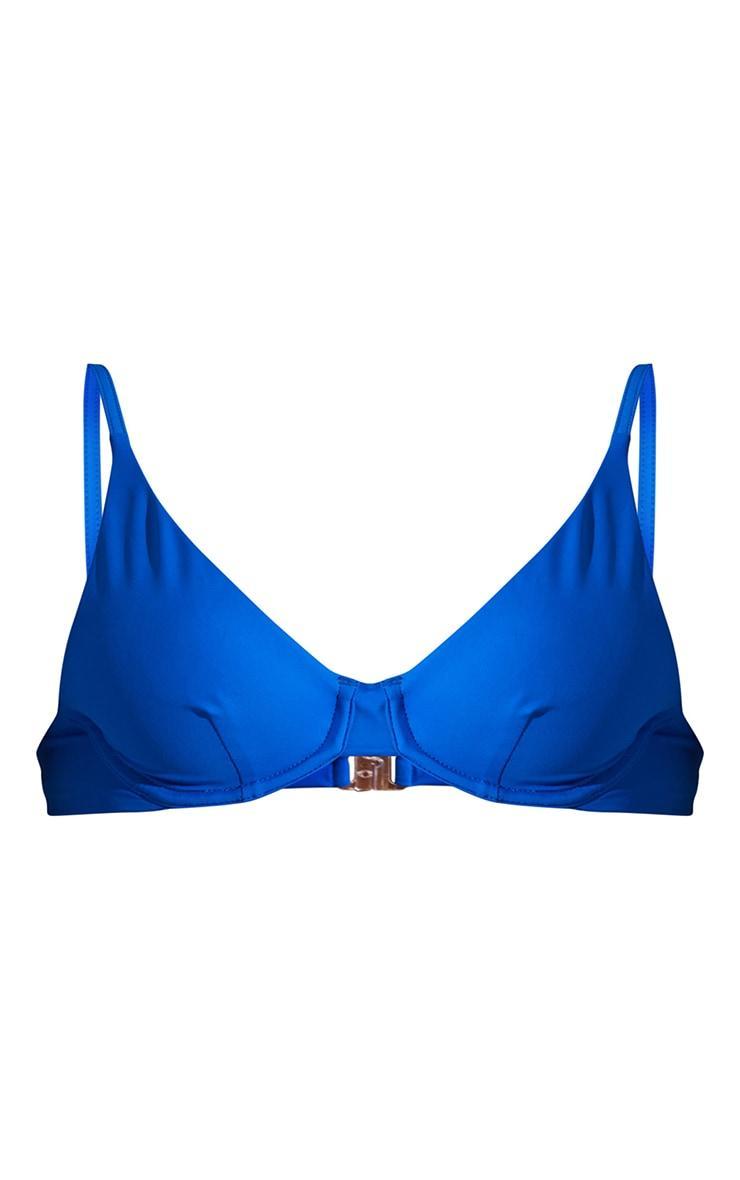 Bright Blue Mix & Match Underwired Bikini Top Product Image