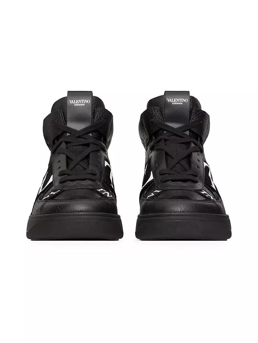 Mid-Top Calfskin VL7N Sneakers with Bands Product Image