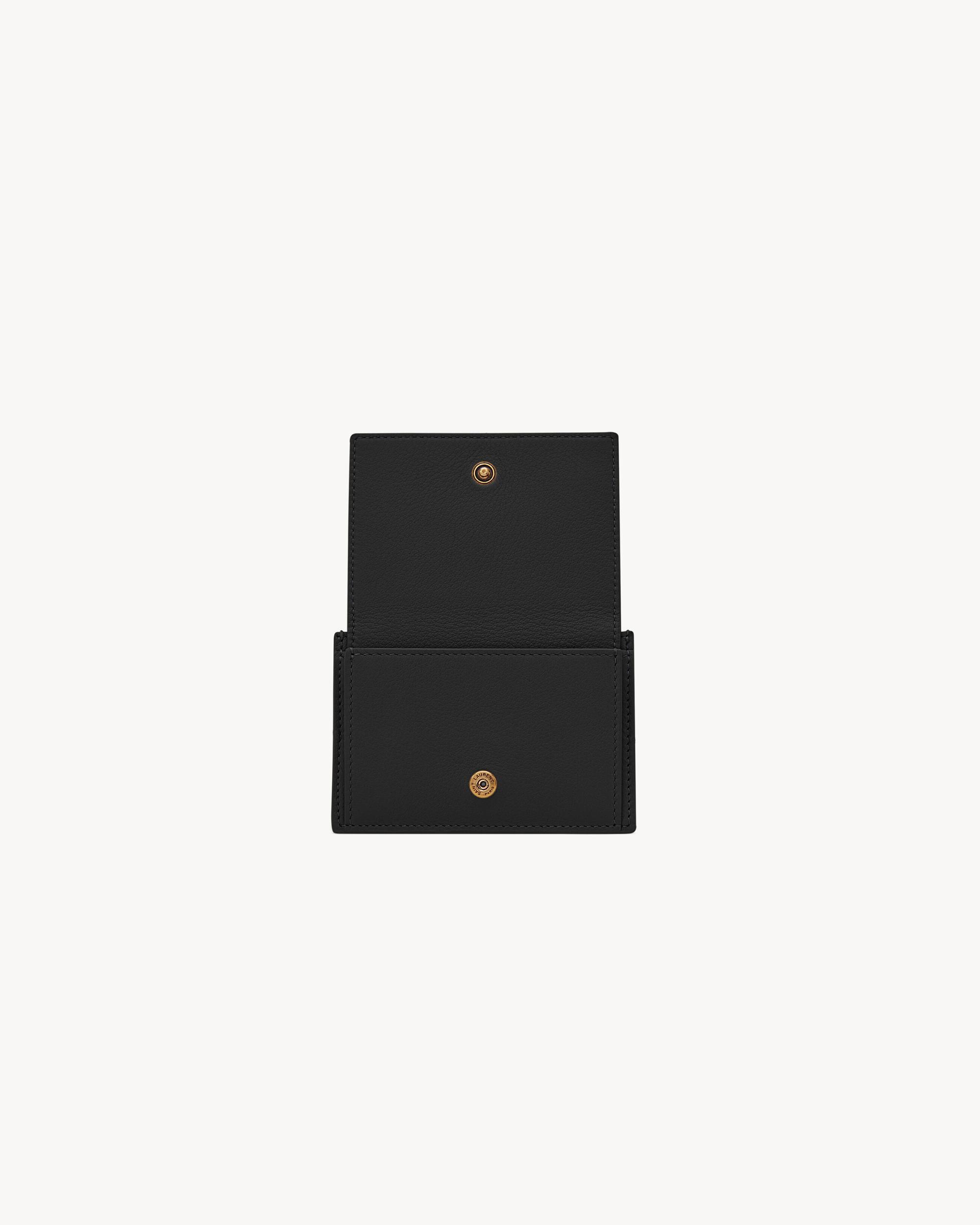 CASSANDRE MATELASSÉ card case in lambskin Product Image