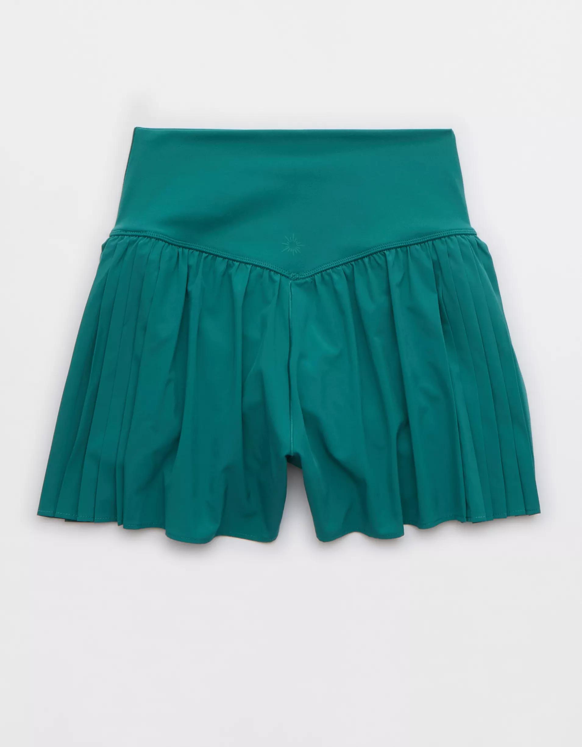 OFFLINE By Aerie Real Me Pleated Flowy Short Product Image