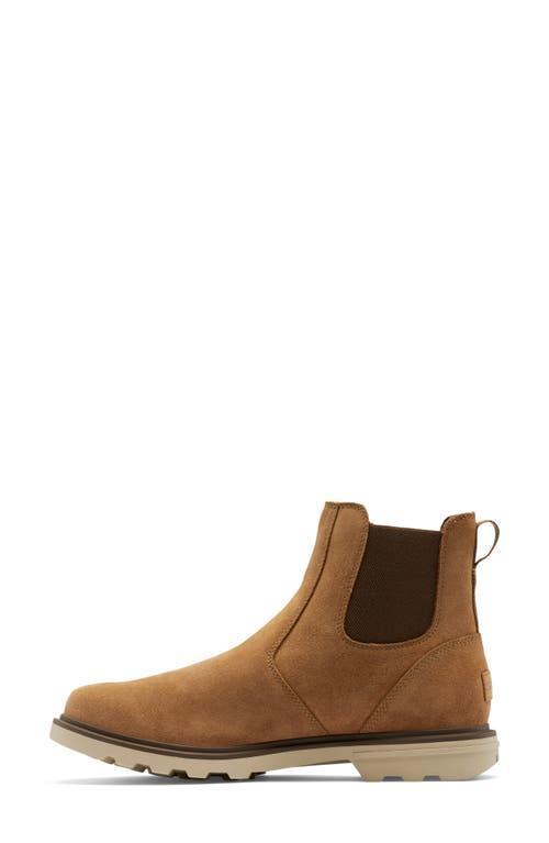 SOREL Carson Waterproof Chelsea Boot In Camel Brown,oatmeal Product Image