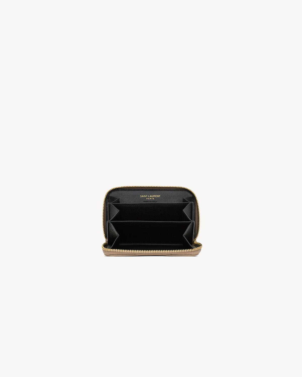 CASSANDRE MATELASSÉ coin card wallet in lambskin | Saint Laurent | YSL.com Product Image