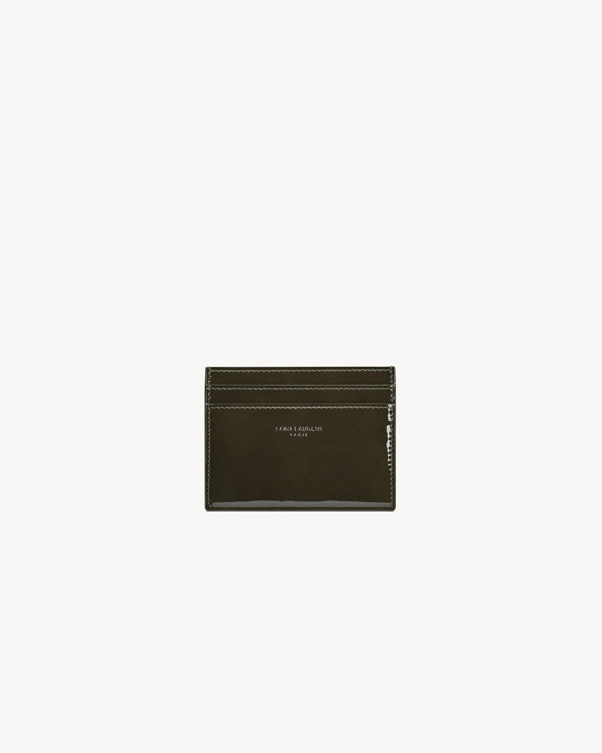 SAINT LAURENT PARIS card case in patent leather Product Image