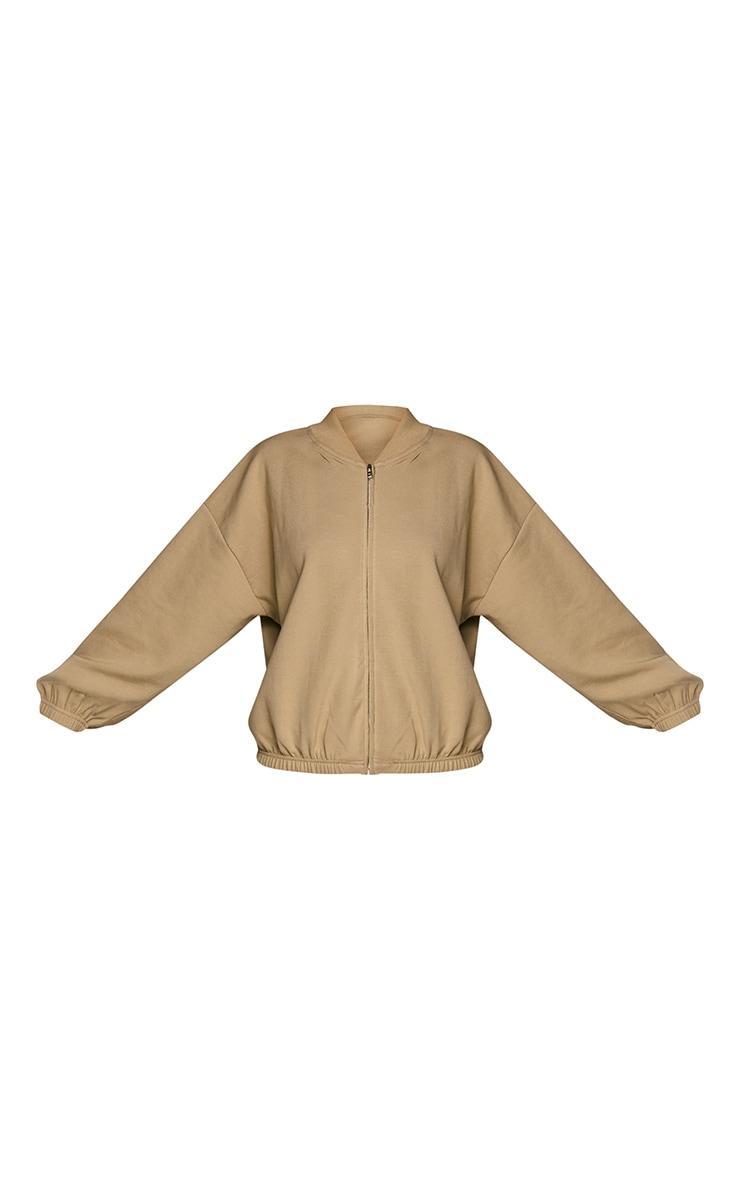 Sage Embroidered Interlock Bomber Product Image