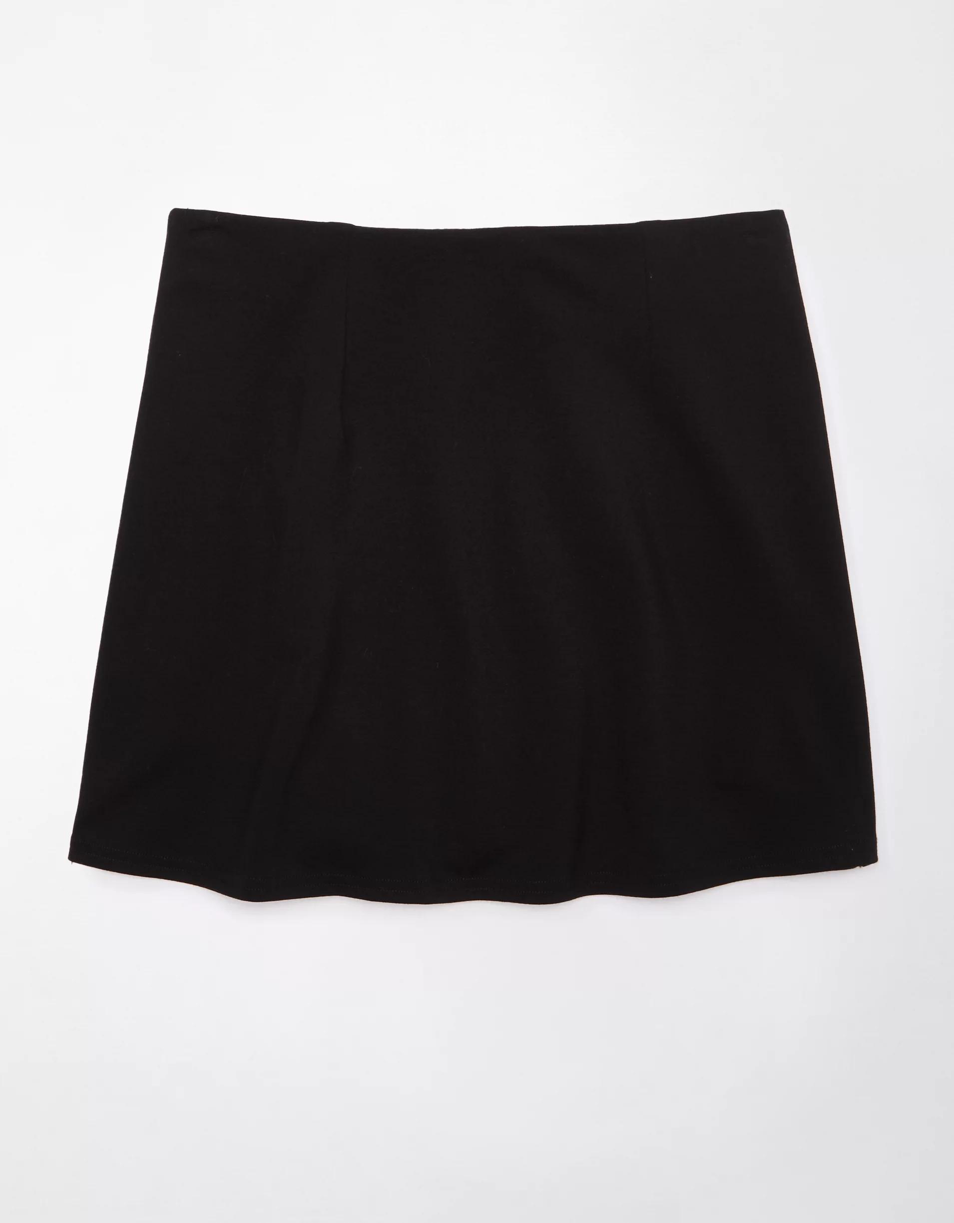 AE It Knit Asymmetrical High-Waisted Mini Skort Product Image
