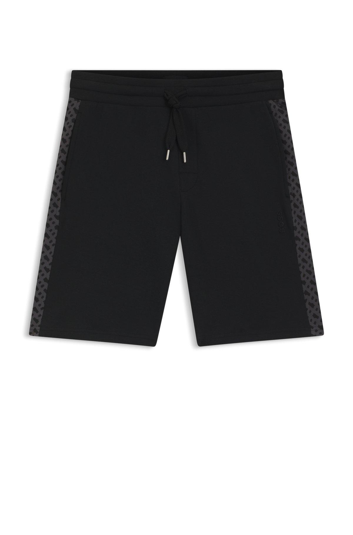  shorts with monogram-pattern panels Product Image