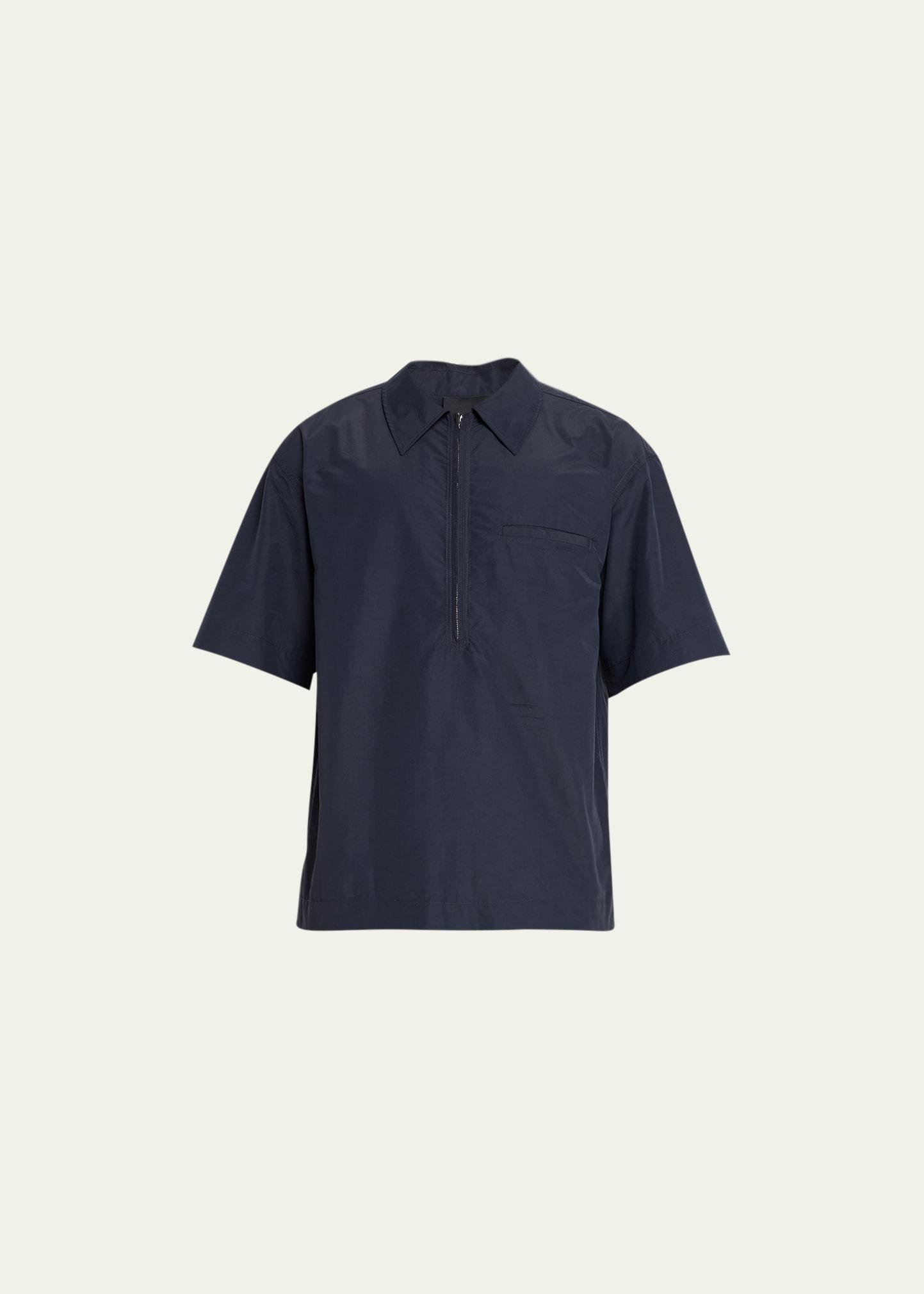Mens Half-Zip Popover Shirt Product Image