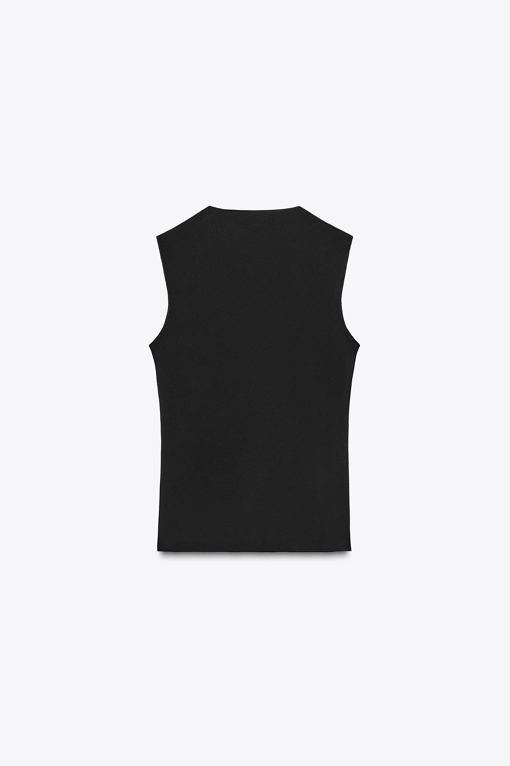 STRETCH TOP WITH METALLIC THREAD Product Image