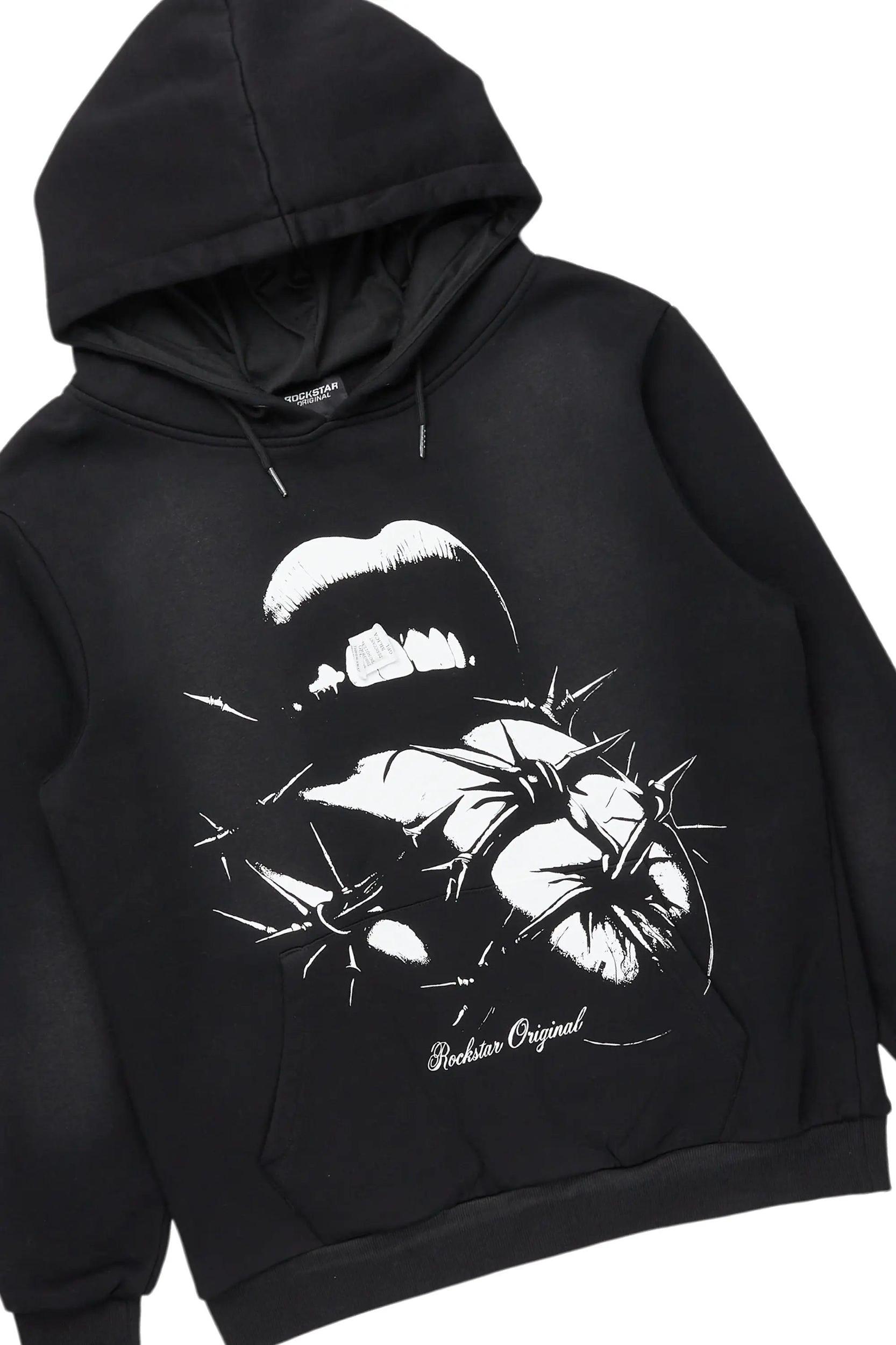 Schmear Black/Multi Hoodie/Tapestry Jean Bundle Male Product Image