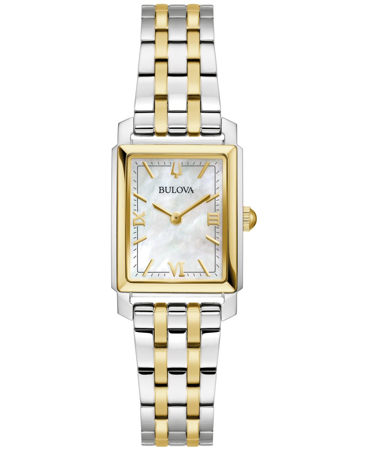 Bulova Womens Sutton Quartz Analog Two Tone Stainless Steel Bracelet Watch Product Image