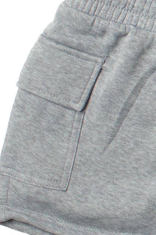 Fleece Cargo Shorts Product Image