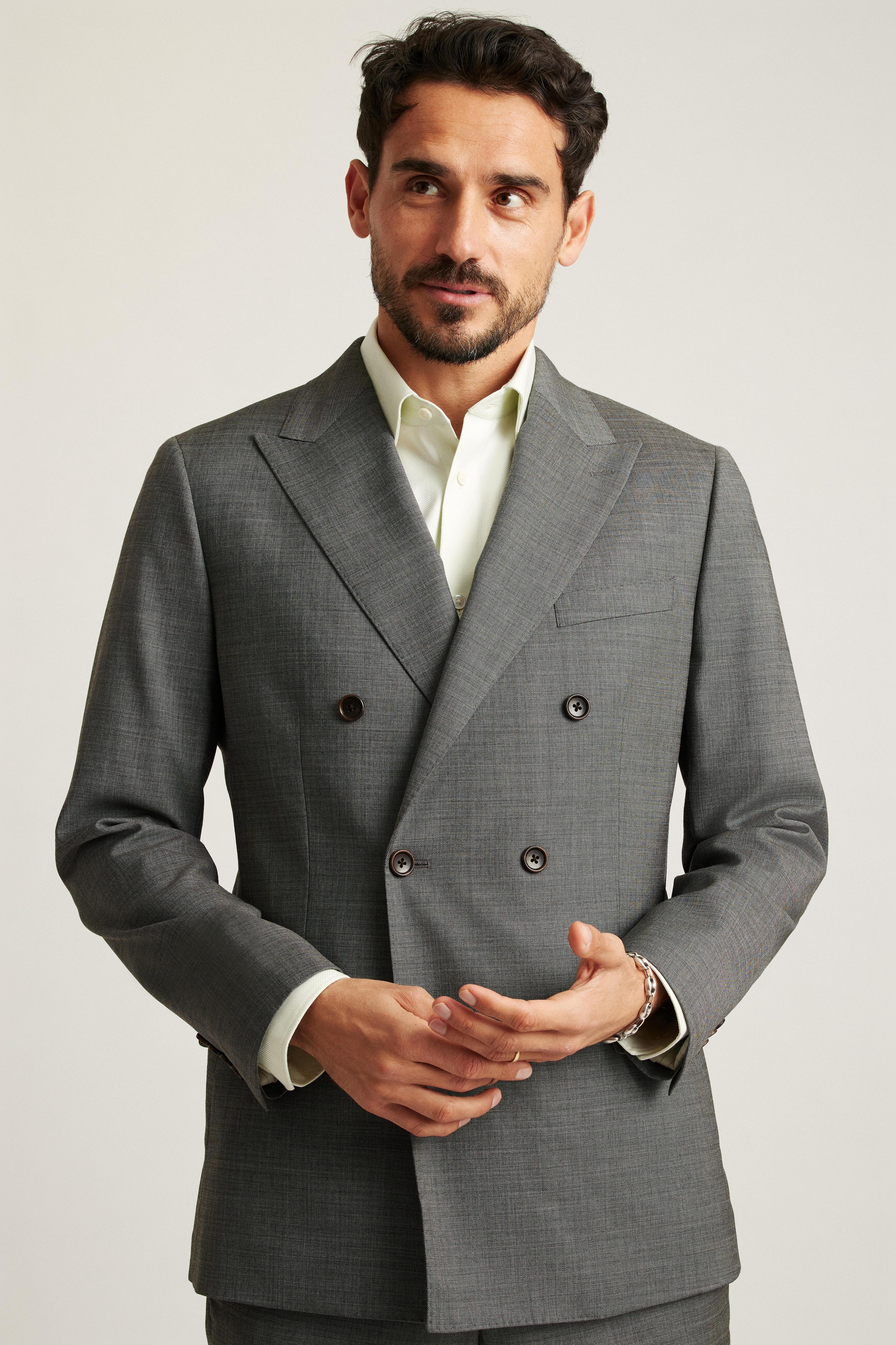 Jetsetter Italian Wool Double Breasted Blazer Product Image