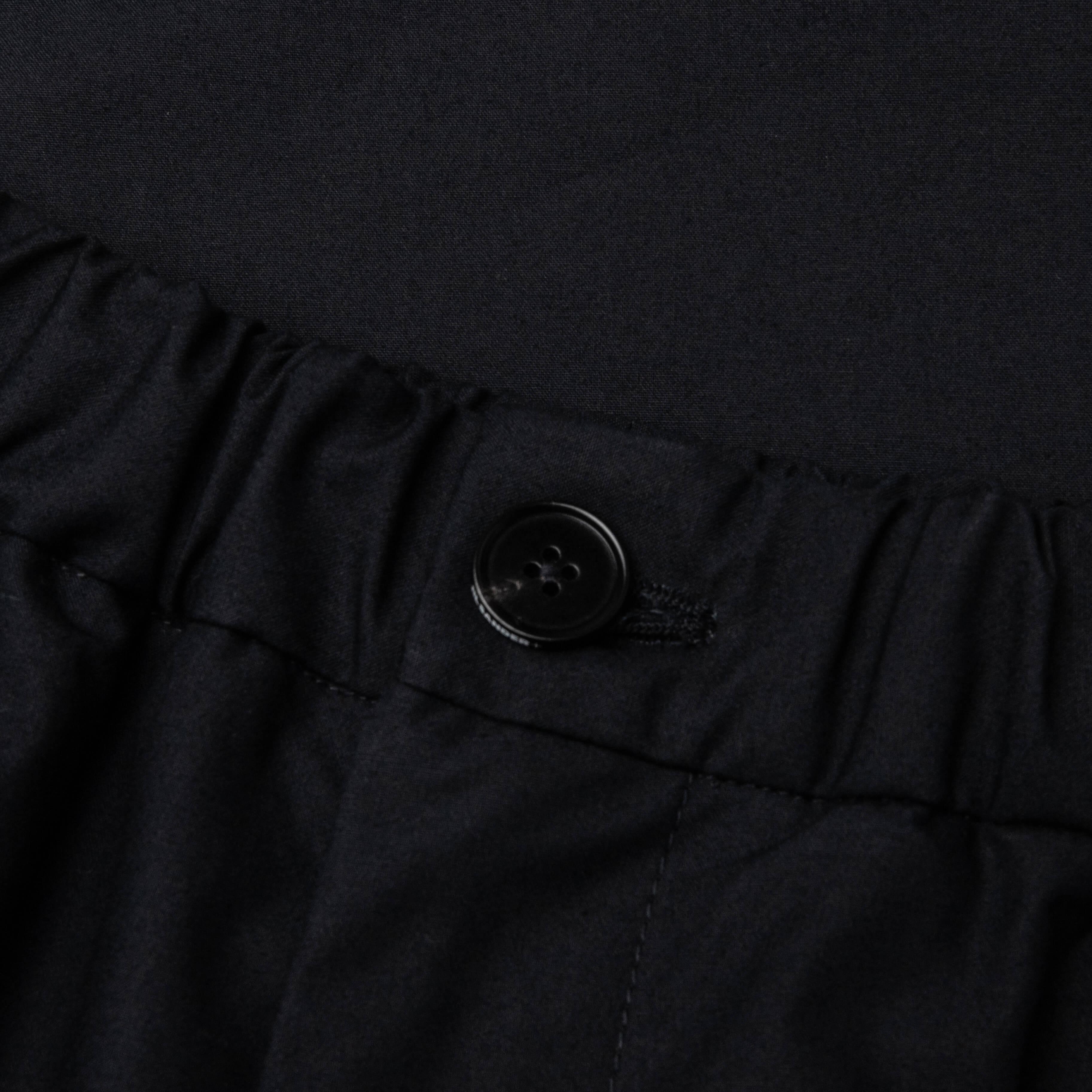 Straight Leg Wool Trouser - Black Male Product Image