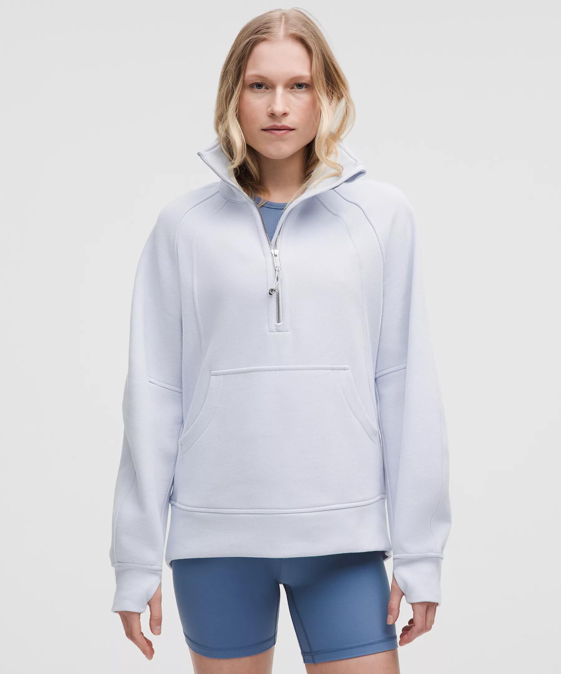 Scuba Oversized Funnel-Neck Half Zip *Long Product Image