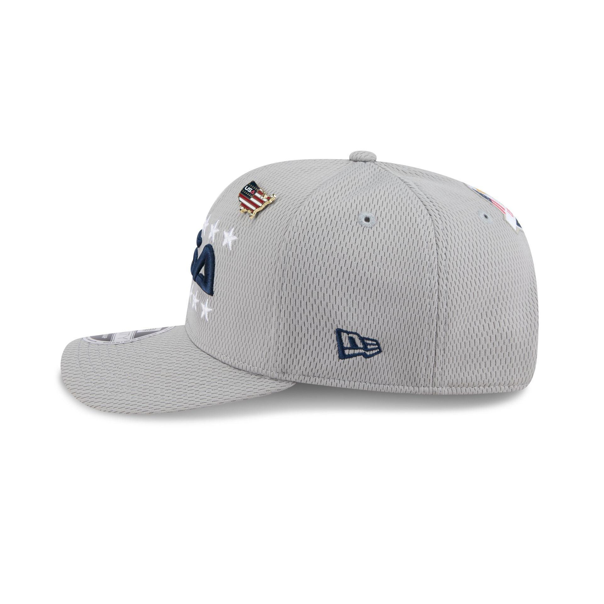 2025 Ryder Cup Team USA Gray 9SEVENTY Stretch-Snap Hat Male Product Image
