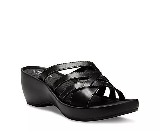 Eastland Womens Poppy Wedge Sandal Comfort Slides Product Image