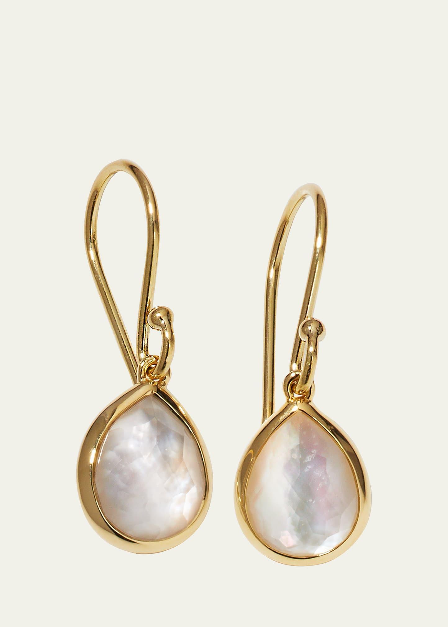 Teeny Teardrop Earrings in 18K Gold Product Image