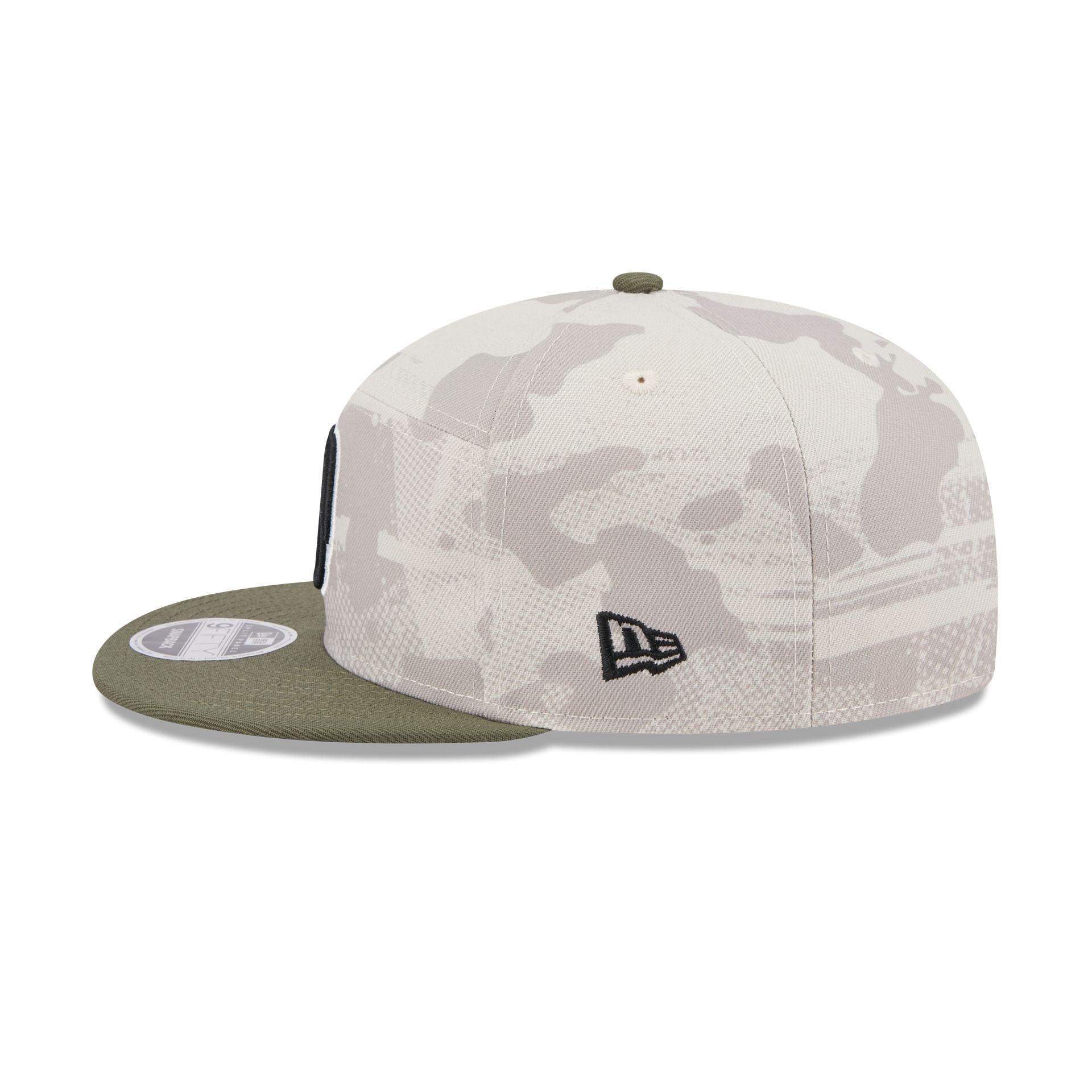 Milwaukee Brewers Armed Forces Day 2025 Split Panel 9FIFTY Snapback Hat Male Product Image