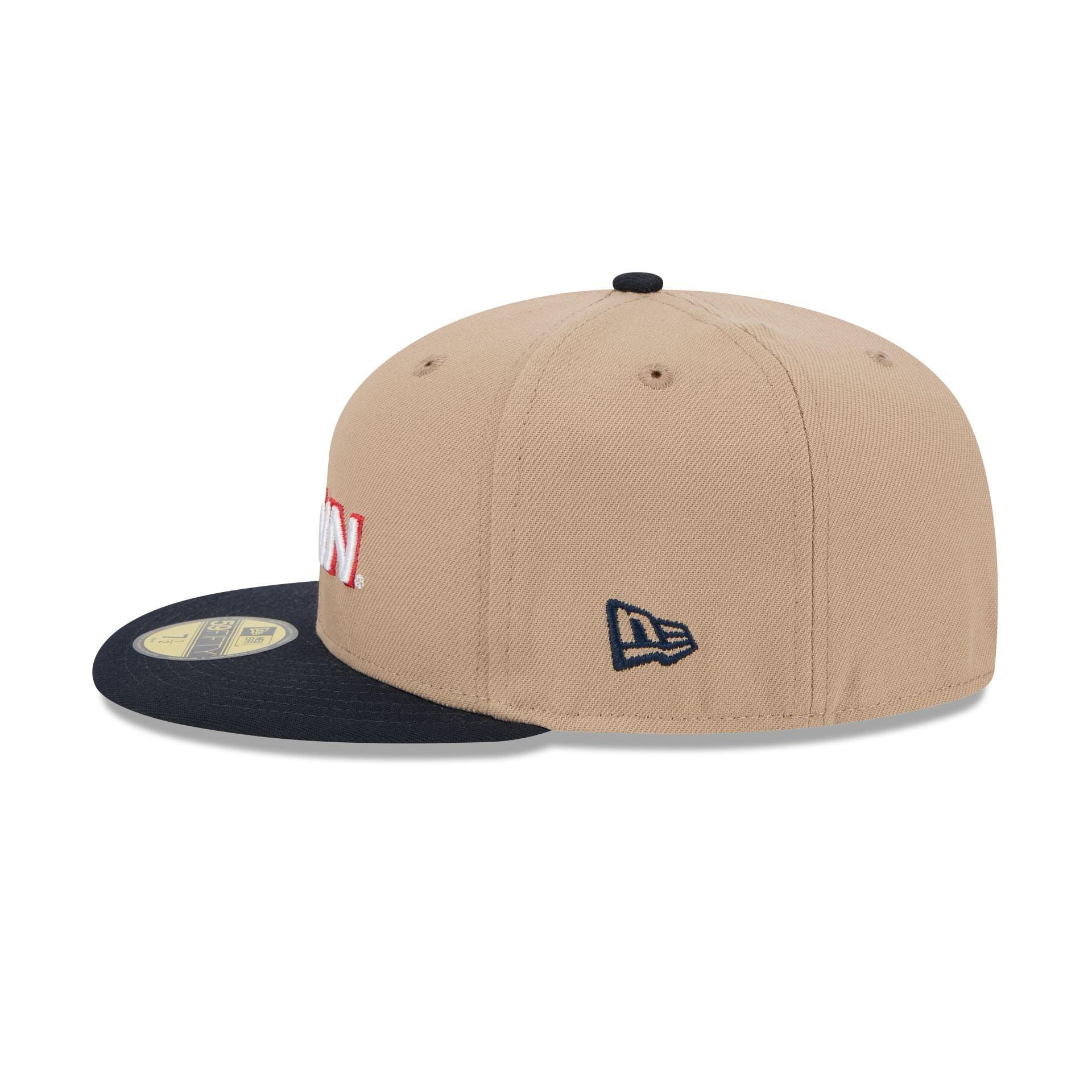 New York Knicks Camel 59FIFTY Fitted Hat Male Product Image