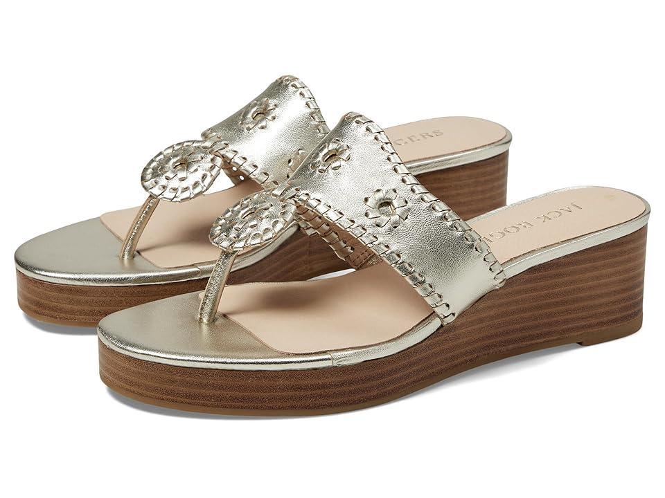 Jack Rogers Womens Jacks Stacked Mid Wedge Sandals Product Image