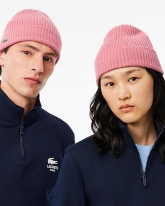 Rib Knit Brushed Wool Beanie Product Image