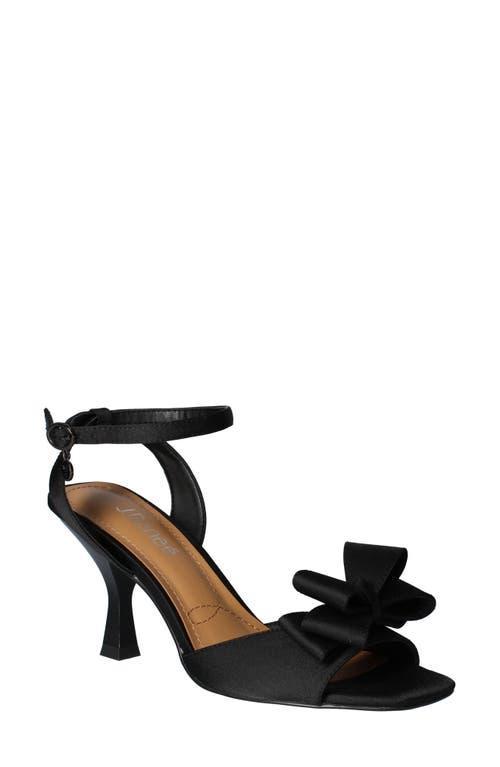 J. Renee Nishia Satin Bow Ankle Strap Dress Sandals Product Image