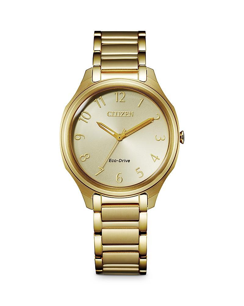 Citizen Eco-Drive Womens Gold Tone Bracelet Watch Product Image