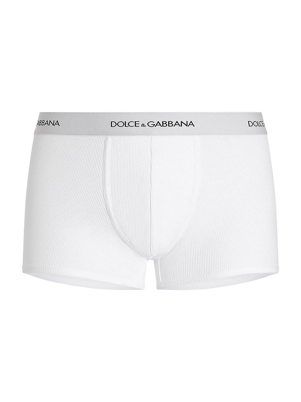 Mens Logo Cotton Boxer Briefs 2-Pack Product Image