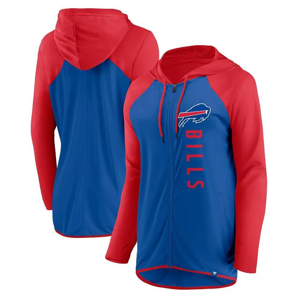 Women's Fanatics Branded Royal/Red Buffalo Bills Forever Fan Full-Zip Hoodie, Size: 2XL, Blue Product Image