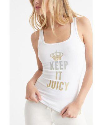 Juicy Couture Womens Keep It Juicy Tank Top Product Image